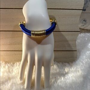 French Connection Blue and Gold Bracelet